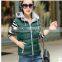 The new spring and winter short down padded vest ladies slim vest waistcoat dress coats and jackets woman
