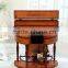 Antique wooden home bar cabinet designs/liquor cabinet