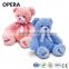 2016 hot stuffed coloured teddy bear toy