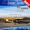 2016 widely used 40foot application flatbed semi container trailer truck with fastening lock