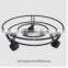 decorator iron wheeled flower plant stand
