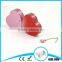Heart-shaped and larger capacity 5200mah power bank mobile phone charger