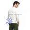100 Cotton Custom Long Sleeve Mens White Printed T-shirt Wholesale Clothing