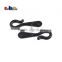 47*16mm Black Plastic Hanger&Hook For Garment Textile Accessories #FLC235-B