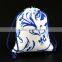 Blue and white porcelain small drawstring jute bag china supplier                        
                                                                                Supplier's Choice