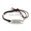 Fashonable Message Bracelets With I Love You Words Engraved Bracelets Wholesale