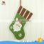 Promotional customized printed cheap christmas decoration sock