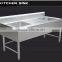 Kitchen Sink Stainless,Double Bowl Kitchen Sink With Drainboard                        
                                                Quality Choice