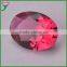 machine cut oval decorative colorful rose glass stones for jewelry making