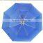 white foldable umbrella 21.5""x8k 3 folds manual customerized promotion white umbrella foldable advertising umbrella