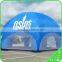 Commercial Nice design blue color dome inflatable tent