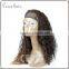 two tones ombre color wig fashional heat resistant kinky curly lace front wig