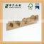 High quality popular wooden door hanging wall clothes hooks coat hooks