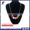 2016 hot sale ellipse beads necklace new style silicone jewelry chain necklace