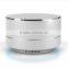 New Modern Aluminum Alloy Cylinder A10 Mini Speaker Wireless Bluetooth Speaker Calls Handsfree TF Card Music Bass Subwoofer