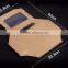 high quality kraft paper box with pet window for packing sala