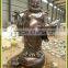 bronze lady bust statue