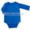 100% Cotton Long Sleeve Blue Baby Boy Romper