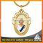 Free mould fee gold Europe british royals souvenir printed keychain souvenir