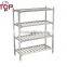 stainless steel 4 tiers storage rack