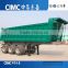 Tri-axle 40 tons tractor hydraulic dump trailer for sale