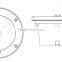 IP68 20W COB LED inground Light IK10 Passed led underground light