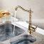 Popular in European Country Gold Kitchen Tap,artistic Brass Bathroom Faucet