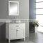 Lacquer White Floor Mounted Standing Bathroom Furniture