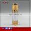 wholesale airless gold aluminum bottle transparent aluminum airless bottle