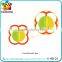Promotion plastic baby rattle teether pacifier infant toys for sale