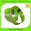 High visibility fluorescent eastic reflective armband