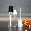 5ml lip gloss tube containers with brush for cosmetic use