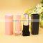 Empty square pink color lipstick tube container for cosmetic use