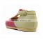 Fancy Wearable Little Girls Ballroom Pink and Cream Dress Shoes with T Strap