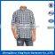 Custom mens long sleeve cotton printing plaid shirts with long sleeve