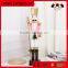 Pink christmas decorating wooden life size nutcracker