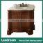 Espresso Painting Wooden Bath Cabinet With Single Sink Bathroom Vanity
