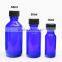 15ml, 30ml, 60ml Cobalt Blue Glass Bottles with Caps