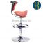 Special design saddle chair, beauty salon saddle stool with comfortable backrest