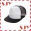 Two-tone flat brim plain blank snapback hats wholesale