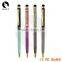 T208 slim ball pen with stylus