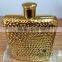 304 Stainless Steel Hip Flask Water Bottle 6oz Pattern Christmas Gold-plated Cup And Saucer