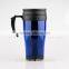 Colorful sublimation mug logo printing coffee cup unbreakable double wall travel mug water glass