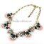 Fashion trends of the flowers chain necklace fashion jewelry necklace