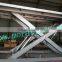 Hydraulic stationary aerial scissor lift platform