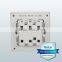 home hotel appliance push button 3 Gang 2 Way wall switch