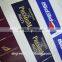 Satin main printing care labels,satin printing tags roll for garment