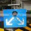 Hot selling aluminum solar power guidance traffic road sign