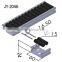 JY-2046D|Black ESD plastic wheel roller track|Small conveyor belt roller track