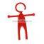 Fashion person shaped silicone phone holer for mobile phone
